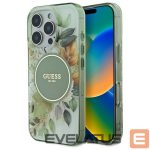 Muu telefoni lisavarustus Guess  Guess IML Flower & Tonal Circle MagSafe case for iPhone 16 Pro - green 
