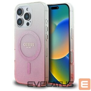 Muu telefoni lisavarustus Guess  Guess IML Glitter Gradient MagSafe Case for iPhone 16 Pro - Pink 