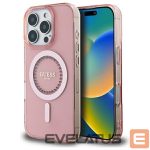 Muu telefoni lisavarustus Guess  Guess IML Rhinestones MagSafe iPhone 16 Pro Case - Pink 
