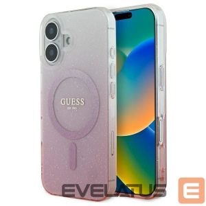 Muu telefoni lisavarustus Guess  Guess IML Glitter Gradient MagSafe iPhone 16 Case - Pink 