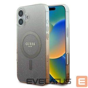 Muu telefoni lisavarustus Guess  Guess IML Glitter Gradient MagSafe iPhone 16 Case - Brown 