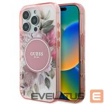 Muu telefoni lisavarustus Guess  Guess IML Flower & Tonal Circle MagSafe iPhone 16 Pro Max Case - Pink 