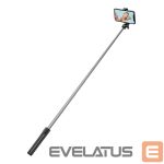 Kaameratarvik Hurtel  Selfie stick WHS1Y telescopic tripod 1m with phone holder - black 
