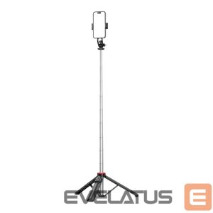 Kaameratarvik Hurtel  Selfie stick WC1Y3S telescopic tripod 1.3m with phone holder - black 