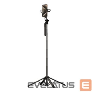 Kaameratarvik Hurtel  Selfie stick WH181D-Y1S 1.75m aluminum alloy telescopic tripod with dual lamp and phone holder - black 