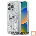 Muu telefoni lisavarustus Karl Lagerfeld  Karl Lagerfeld Liquid Glitter Karl & Choupette Head Magsafe Case for iPhone 16 Pro Max - Clear 