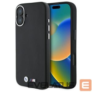 Muu telefoni lisavarustus BMW  BMW M Smooth Full Wrapped Metal MagSafe case for iPhone 16 - black 