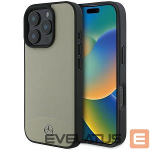 Muu telefoni lisavarustus Mercedes-Benz  Mercedes MB Textured and Plain Leather MagSafe case for iPhone 16 Pro Max - beige 
