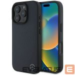 Muu telefoni lisavarustus Mercedes-Benz  Mercedes MB Wood Imitation Leather MagSafe Case for iPhone 16 Pro Max - Navy Blue 