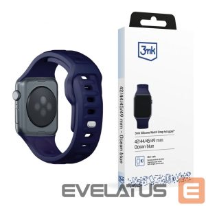 Muu telefoni lisavarustus 3MK  3mk Silicone Watch Strap for Apple Watch 42 / 44 / 45 / 49 mm - blue 