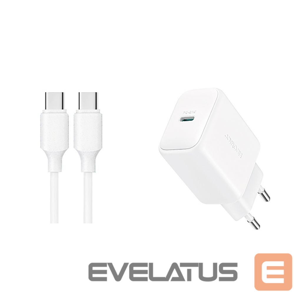 Adaptrid Joyroom Joyroom JR-TCF20 wall charger with a USB-C connector with a power of up to 20W (with USB-C / USB-C cable)