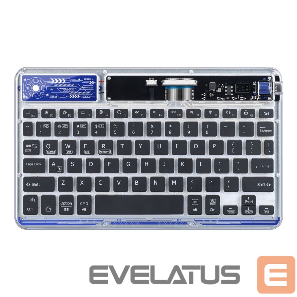 Tagakaaned Dux Ducis Dux Ducis Keyboard (CK Series) Wireless for Laptop / Tablet / Phone - Transparent