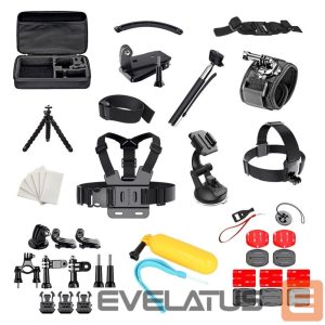 Kaameratarvik Hurtel  Set of 50 in 1 accessories for GoPro SJCAM sports cameras 