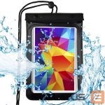 Teised Hurtel  Universal waterproof case for phone / tablet up to 8 inches black 