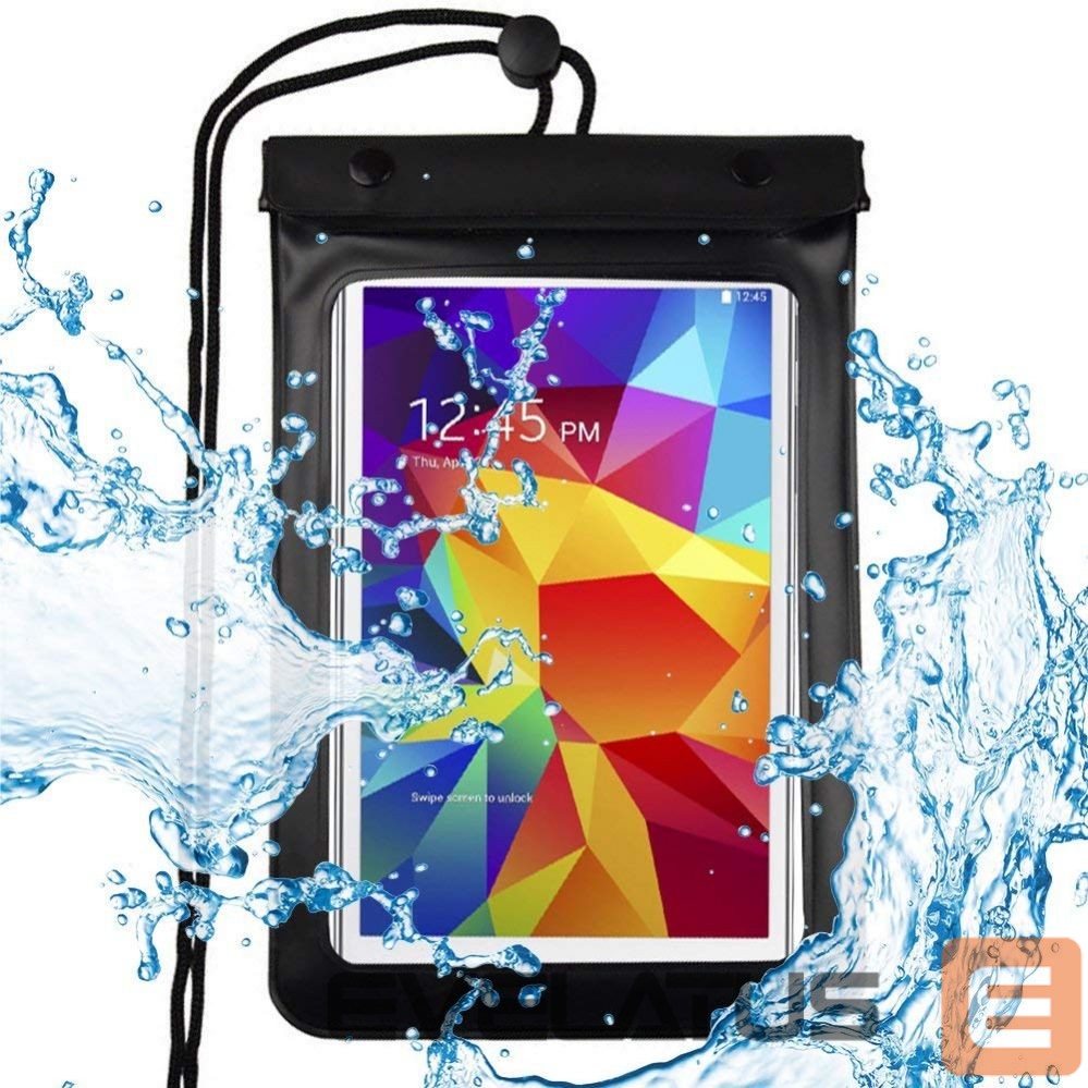 Teised Hurtel Universal waterproof case for phone / tablet up to 8 inches black