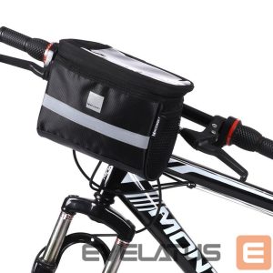 Jalgratta tarvik Wozinsky  Wozinsky Bike Handlebar Bag with Phone Case 2L Black (WBB12BK) 