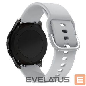 Rihm Hurtel  Silicone Strap TYS band for Samsung Galaxy Watch 40 / 41 / 42 / 43 / 44 mm - gray 