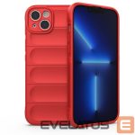 Tagakaaned Hurtel  Magic Shield Case case for iPhone 14 Plus flexible armored cover red 