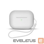 Juhtmevabad kõrvaklapid Hurtel  Silicone case for AirPods 1 / AirPods 2 + wrist strap lanyard - white 