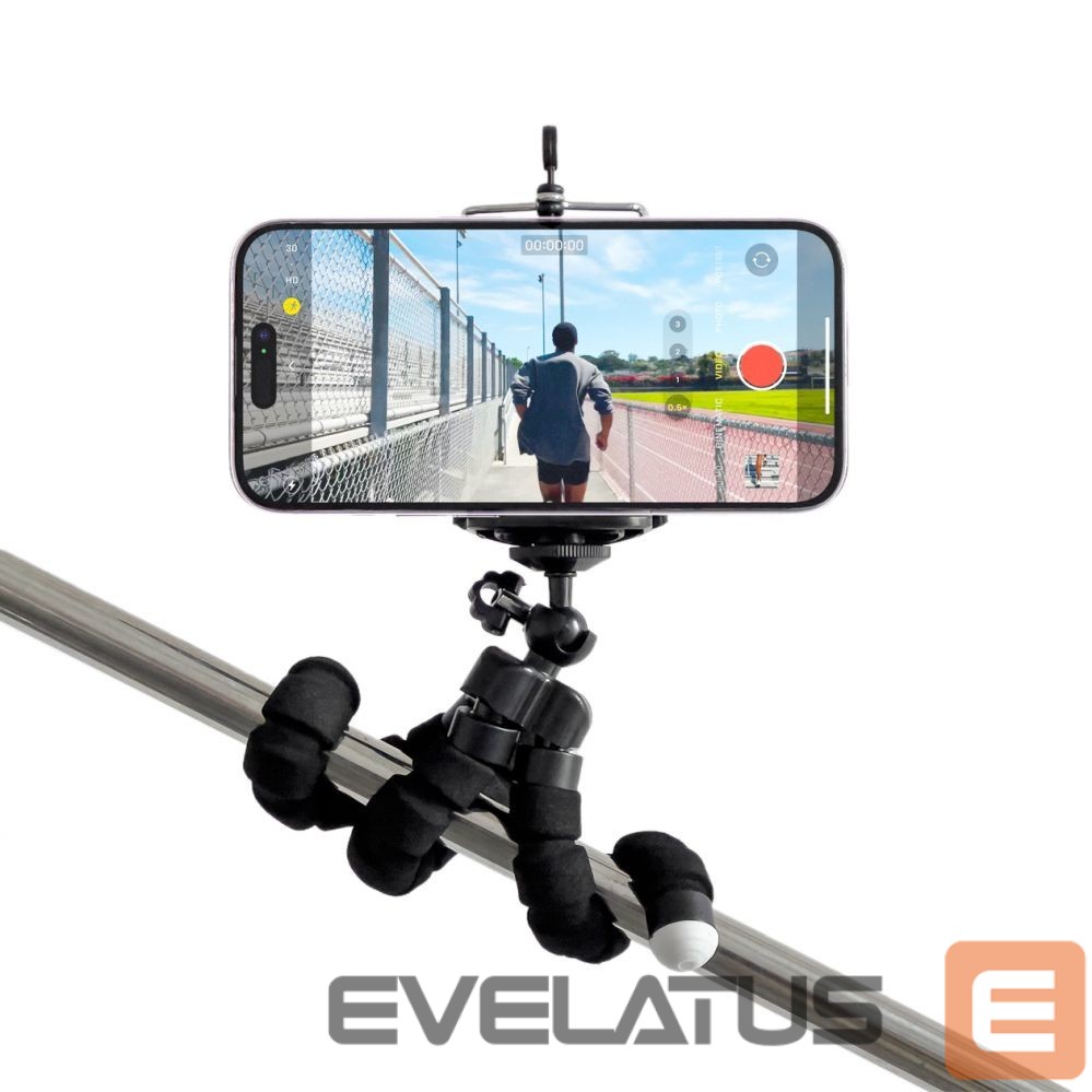 Kaameratarvik Hurtel Eleastic tripod for a phone and a selfie camera