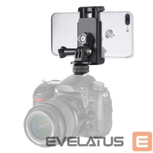 Kaameratarvik Hurtel  Phone/Sports Camera Holder with Adapter - Black 