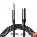 Üleminek Joyroom  Joyroom stereo audio cable AUX 3.5 mm mini jack (male) - mini jack (female) 1.2 m black (SY-A09) 