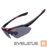 Jalgratta tarvik Rockbros  Rockbros 10141 photochromic UV400 cycling glasses - red 