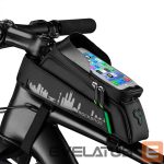 Jalgratta tarvik Rockbros  Rockbros 029-1BK bicycle bag for frame with phone cover - black 
