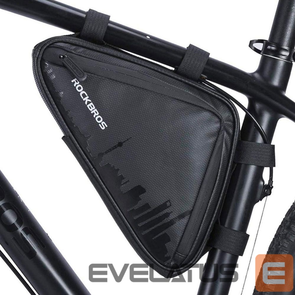 Jalgratta tarvik Rockbros Rockbros B39-2 waterproof bicycle bag for frame - black