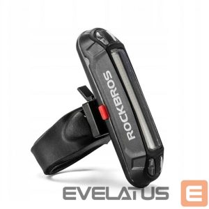 Jalgratta tarvik Rockbros  Rockbros A54BK Rear Bike Light + Micro USB - USB-A Cable - Black 