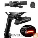 Jalgratta tarvik Rockbros  Rockbros LKWD-R1 Rear Bike Light with Laser and Remote Control + Micro USB - USB-A Cable - Black 