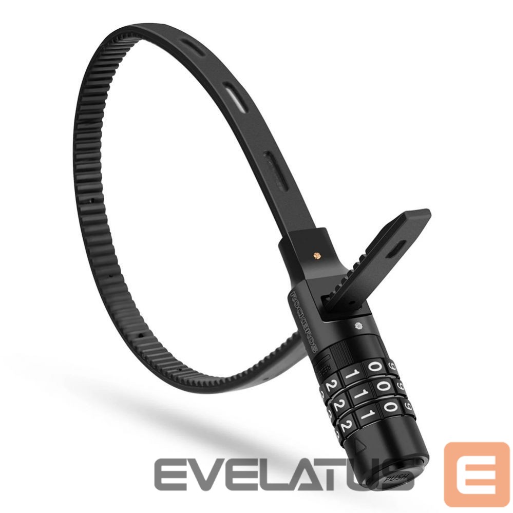 Jalgratta tarvik Rockbros Rockbros 3240001001 bicycle lock for 0.5 m combination - black