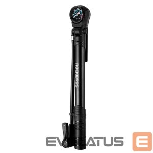 Jalgratta tarvik Rockbros  Rockbros 42310006001 bicycle pump with pressure gauge - black 