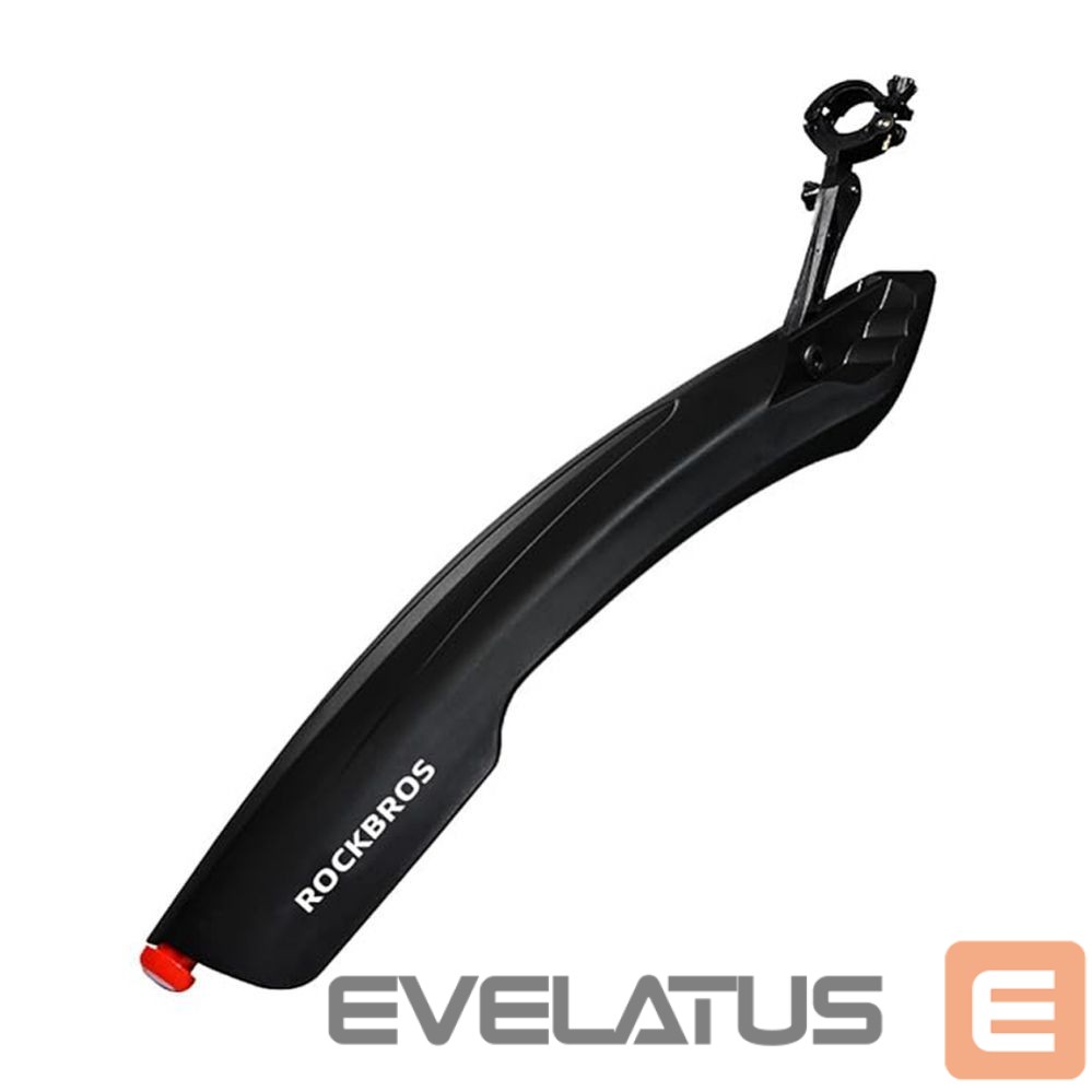 Jalgratta tarvik Rockbros Rockbros DNB8001 mudguard with red LED light - black