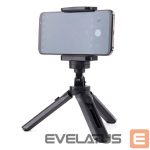 Kaameratarvik Hurtel  Mini tripod selfie stick holder for phone camera GoPro 16 - 21 cm black 
