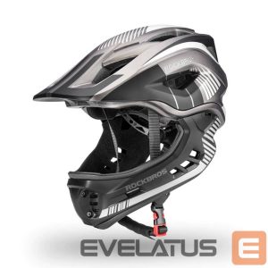 Jalgratta tarvik Rockbros  Rockbros TT-32SBTG-M children's bicycle helmet with removable chinbar, size M - gray 