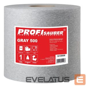 Autotarvikud Profi Sauber  Gray nonwoven industrial cleaning cloth ProfiSauber GRAY 500 