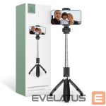 Kaameratarvik Tech-Protect  Tech-Protect L01S Bluetooth Selfie Stick with Tripod up to 70cm - Black 