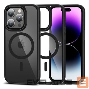 Tagakaaned Tech-Protect - Tech-Protect MagMat MagSafe iPhone 15 Pro Case - Clear Black 