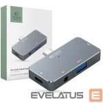 Muu arvutitarvik Tech-Protect  HUB Tech-Protect V6 4in1 USB-C - USB-A 3.0 / USB-C PD100W / HDMI / mini jack 3.5mm - gray 