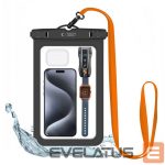 Teised Tech-Protect  Tech-Protect Waterproof Case UWC9 waterproof for devices up to 8.9" - black and orange 