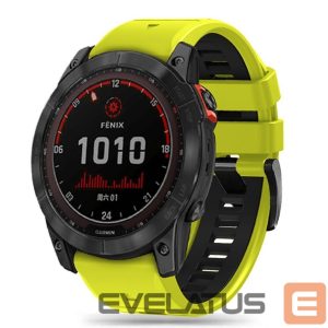 Rihm Tech-Protect  Tech-Protect IconBand Pro Strap for Garmin Fenix 3 / 5X / 3HR / 5X Plus / 6X / 6X Pro / 7X - Lime Black 
