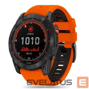 Rihm Tech-Protect  Tech-Protect IconBand Pro Strap for Garmin Fenix 3 / 5X / 3HR / 5X Plus / 6X / 6X Pro / 7X - Orange-Black 