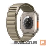 Rihm Tech-Protect  Tech-Protect Nylon Pro Strap for Apple Watch 4 / 5 / 6 / 7 / 8 / 9 / SE / Ultra 1 / 2 (42/44/45/49 mm) - Titanium Olive 