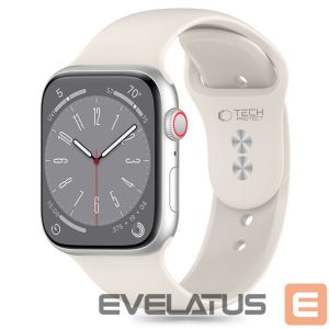 Rihm Tech-Protect  Tech-Protect Silicone Strap for Apple Watch 4 / 5 / 6 / 7 / 8 / 9 / SE (38 / 40 / 41 mm) - Beige 
