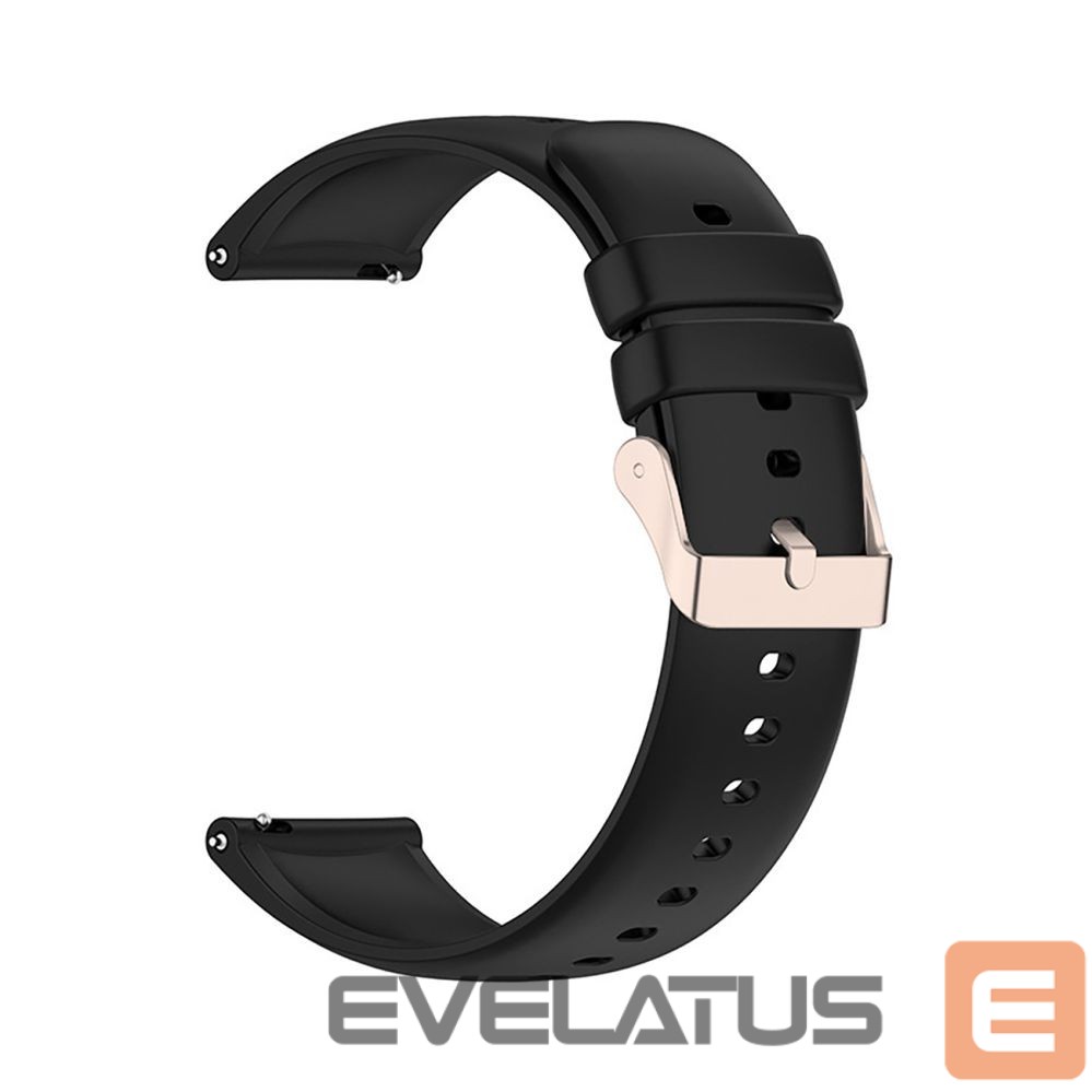Rihm Hurtel Silicone Strap for Xiaomi Mi Watch / Amazfit GTR 47mm - Black