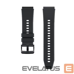 Rihm Hurtel  Silicone Strap for Huawei Watch GT 2 / 3 / 4 / 2 Pro / 3 Pro / 4 Pro / GT 2e - Black 
