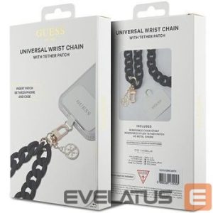 Sülearvuti kott Guess  GUESS hand strap GUOUCBMC4MK (Large Chain Acrylic 4G Charms) black 