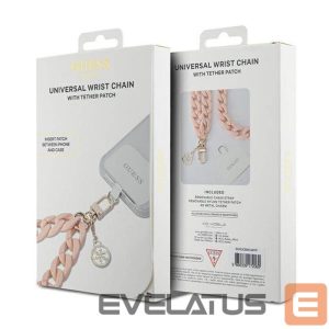 Sülearvuti kott Guess  GUESS hand strap GUOUCBMC4MP (Large Chain Acrylic 4G Charms) pink 