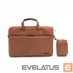 Kotid ja portfellid Forcell  FORCELL F-PROTECT URBAN STYLE Bag for Laptop 15,6" brown 